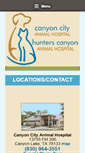 Mobile Screenshot of canyonvet.com